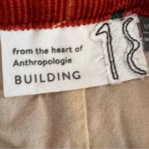 Anthropologie Corduroy western coastal cowgirl Button Down shirt size 0 boho - Picture 4 of 9